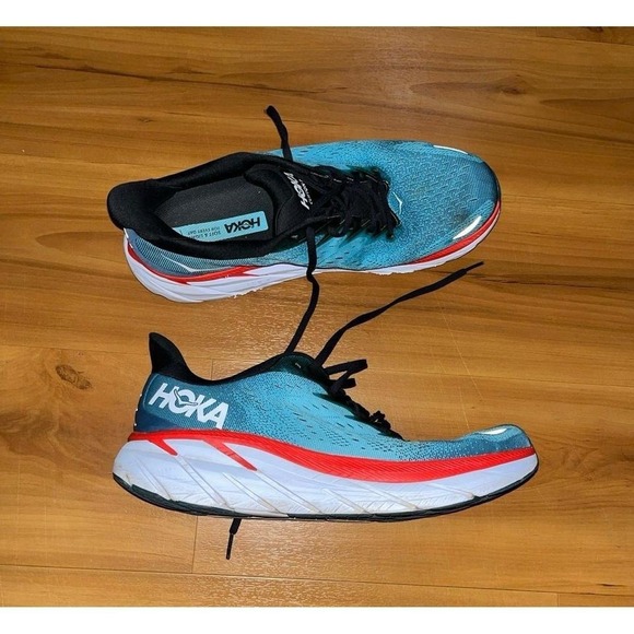 Mens Hoka Clifton 8 Running Walking Workout Sneakers Shoes main image 5